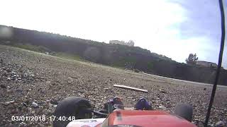 Rc car Kyosho inferno 7.5 with mac28 nitro engine bashing