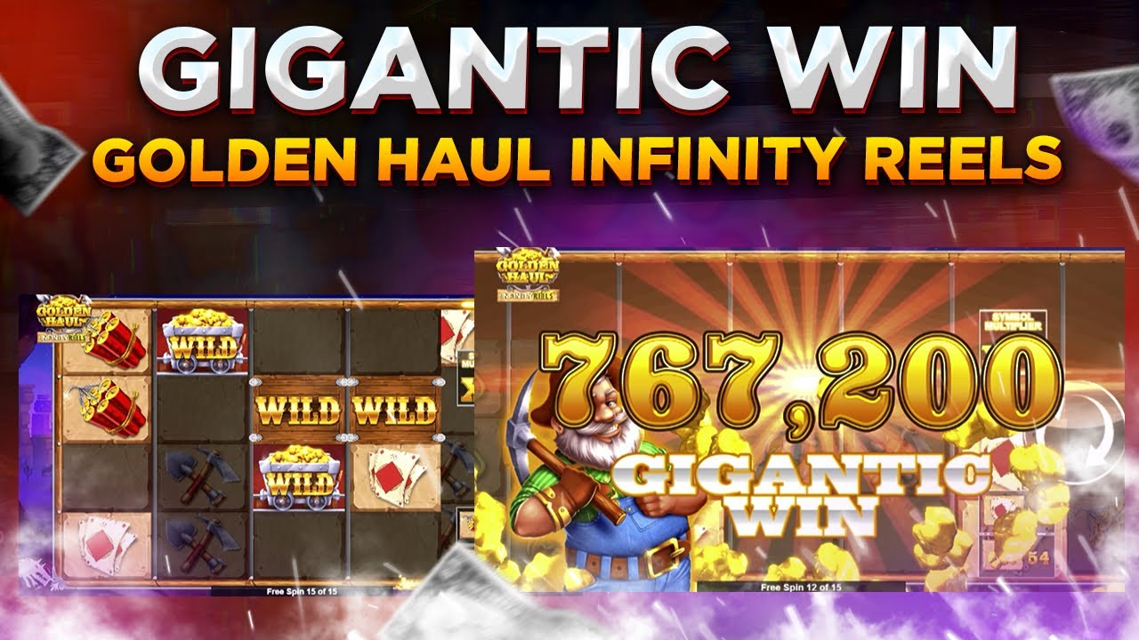 Golden Haul Infinity Reels by Yggdrasil & Bad Dingo - GIGANTIC WIN 870’200