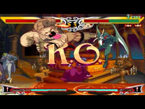 GGPO - Vampire Savior - Zeami(JAP) Vs Monaka(JAP) - Casuals