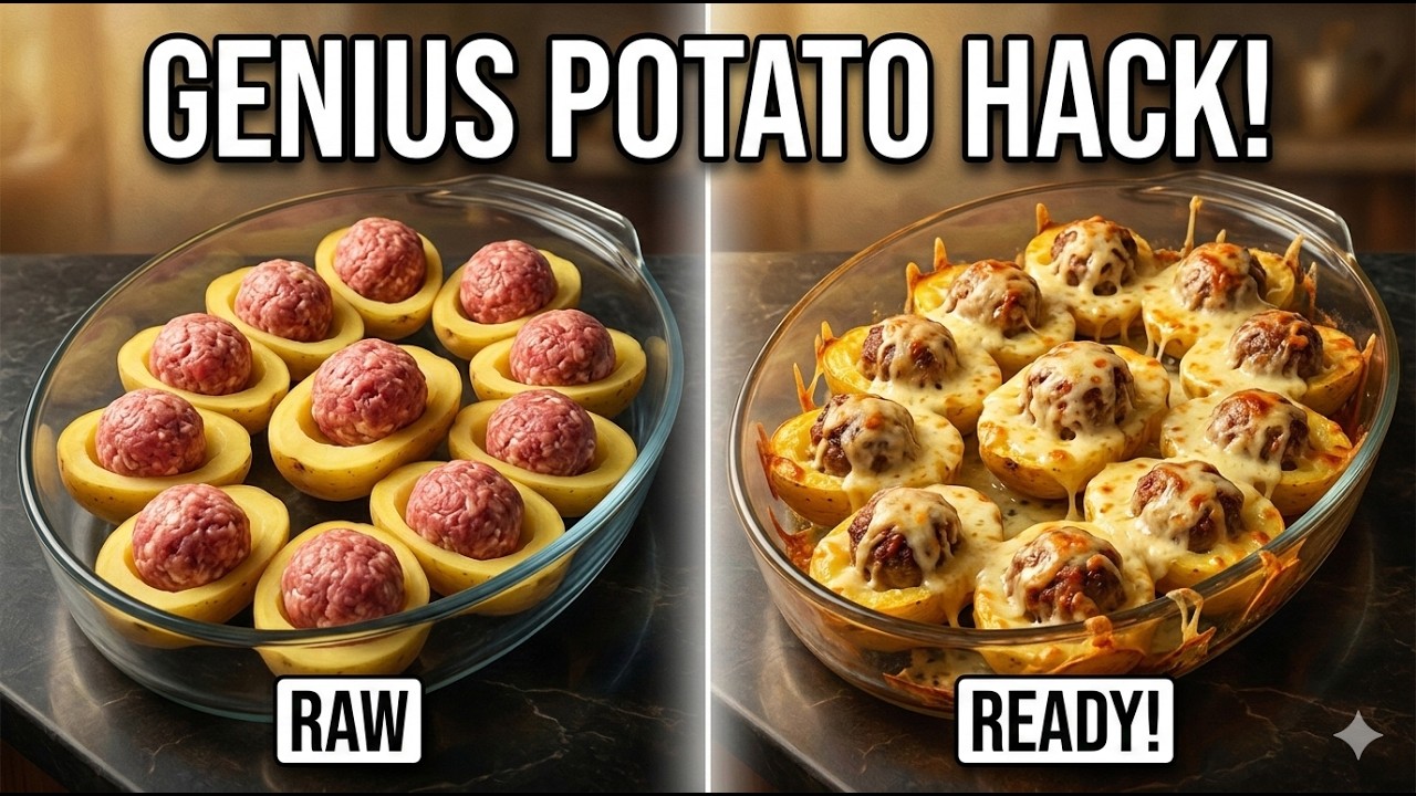 I Stuffed Potatoes with Meat and My Family Went Crazy!