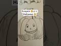 Pumpkin 🎃 Halloween drawing #shortfeed #halloween #artdrawing #art #shorts #trending #viral #yt