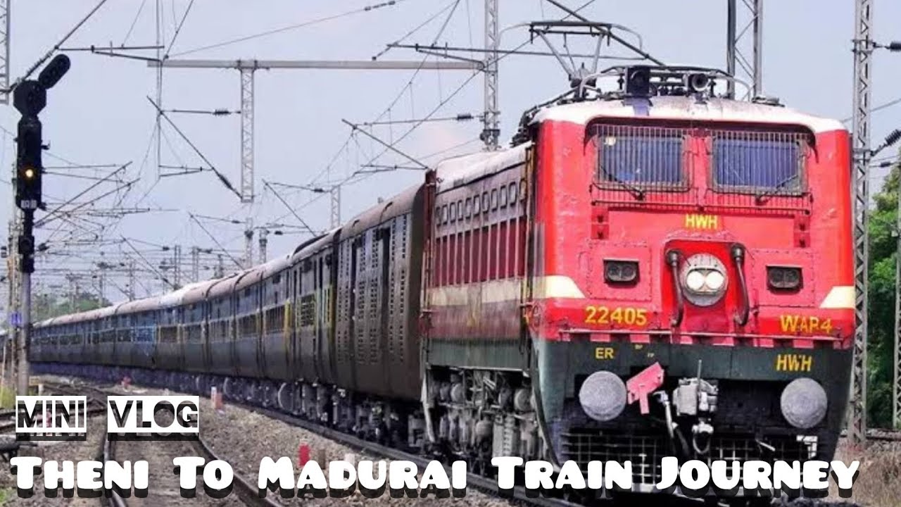 Theni To Madurai Train Journey || Bodinayakkanur Express 