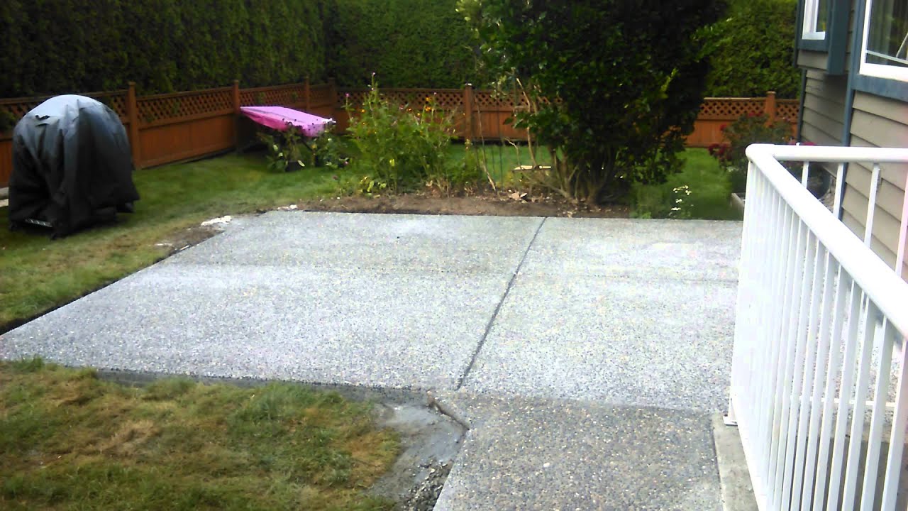 Exposed Concrete Final Product CGC YouTube