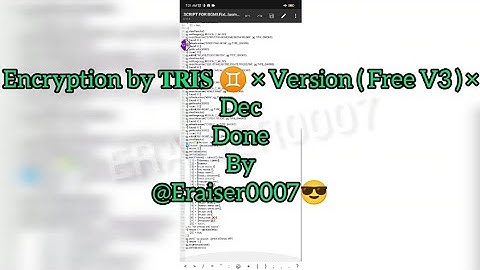 𝐓𝐑𝐈𝐒 Version ( Free V3 )  REMOVING BLOCKERS WITH LASM | TUTORIAL 73 |DEC BY @ERAISER0007 #eraiser