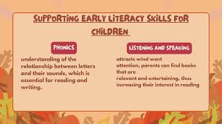 EARLY READING SKILLS (PARENTS WORKSHOP)