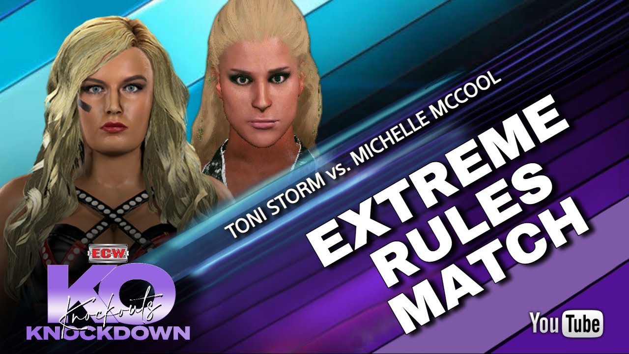 Extreme Rules Match Toni Storm vs. Michelle McCool | ECW KNOCKDOWN August 14, 2023 Part. 2
