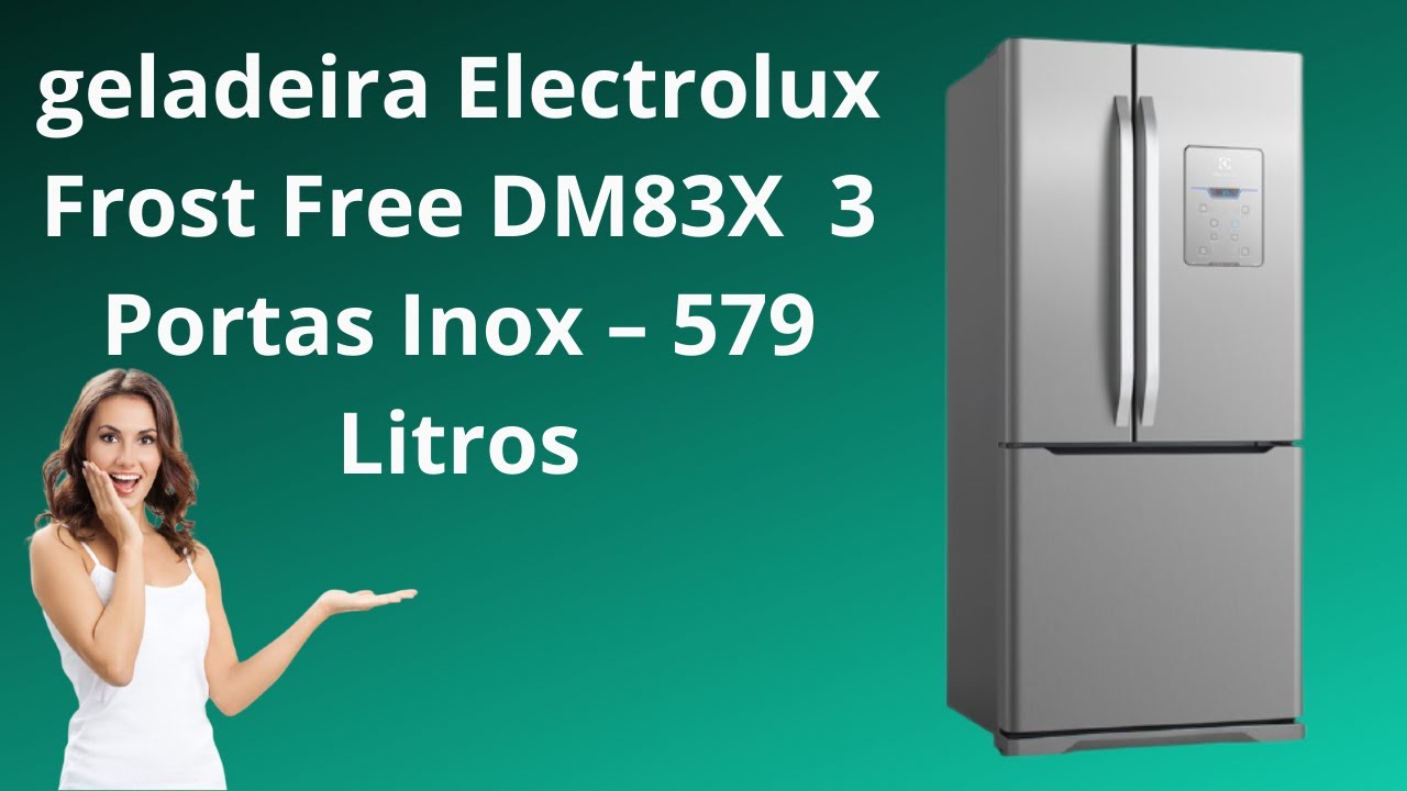 geladeira Electrolux Frost Free DM83X Multidoor 3 Portas Inox 579