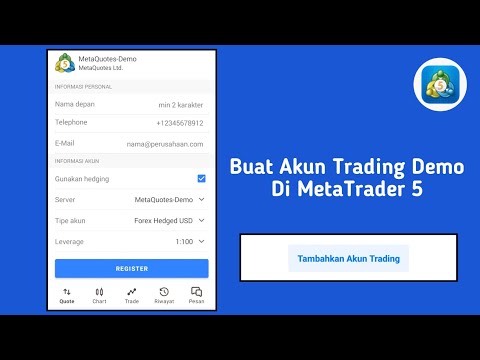 Cara Membuat Akun Demo Di MetaTrader 5