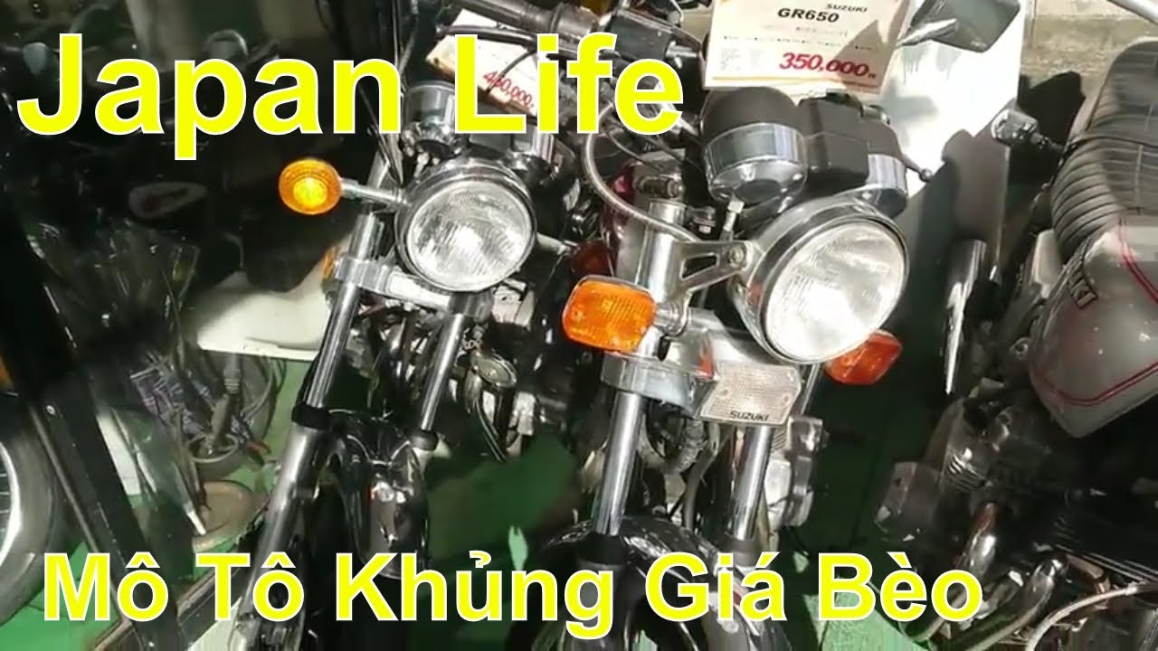 Xe Máy Cũ Nhật Bản| Mô Tô Khủng Giá Bèo Japan Life NTC Vlog#20