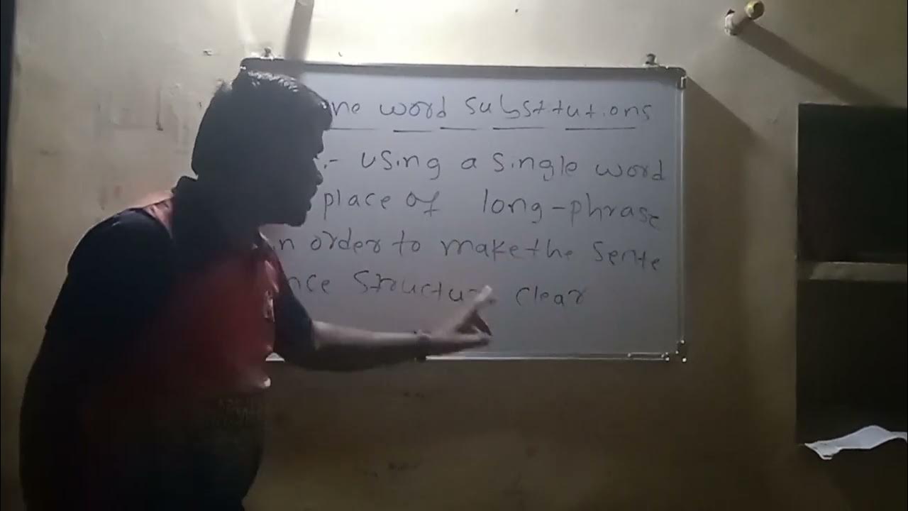 definition-of-one-word-substitute-youtube