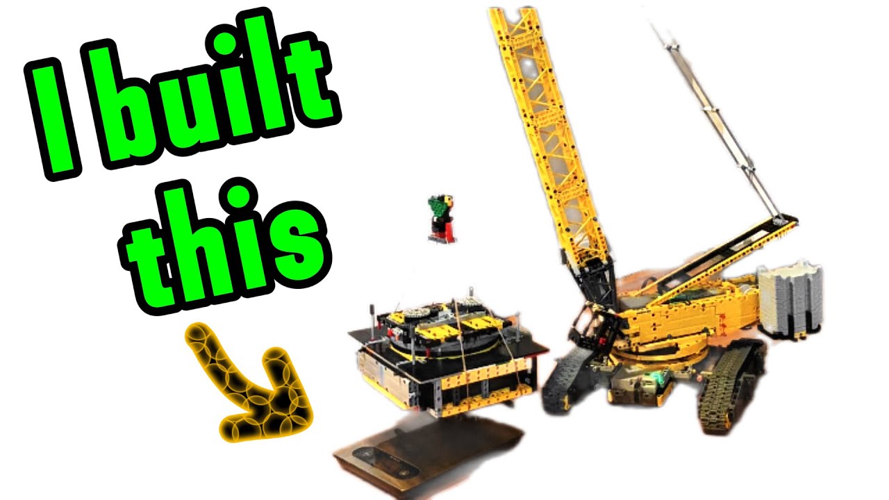 I built ANOTHER LEGO crane… that ACTUALLY WORKS  - Liebherr LR1600/2