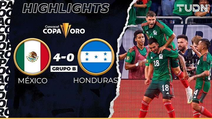 Resumen y goles | México 4-0 Honduras | Copa Oro 2023 | TUDN