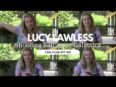 Lucy Lawless - Shooting Battlestar Galactica (Kit #10)