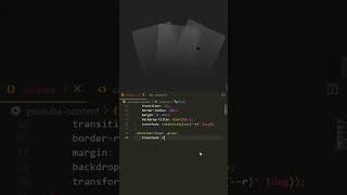card animation with hover effect #coding #webdevelopment