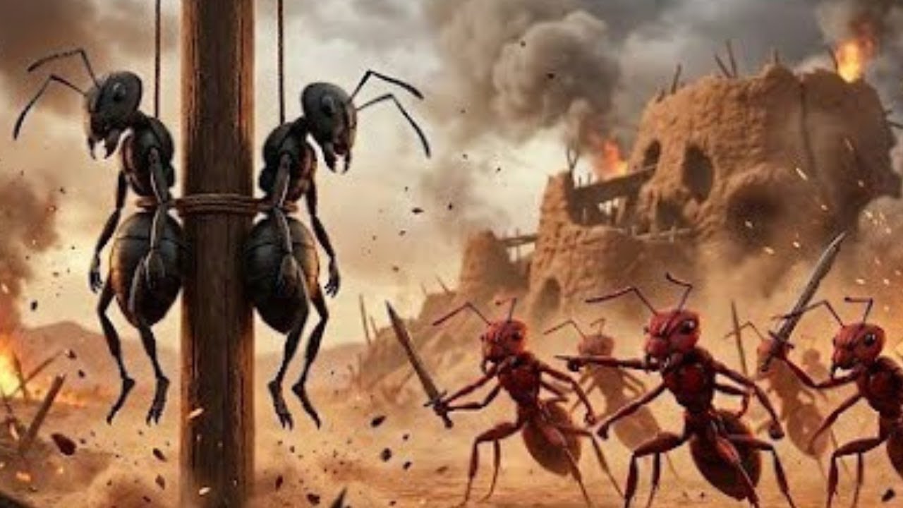 Black Ant Colony vs Red Ants | Compilation of Battle of the Semi-Desert Empire