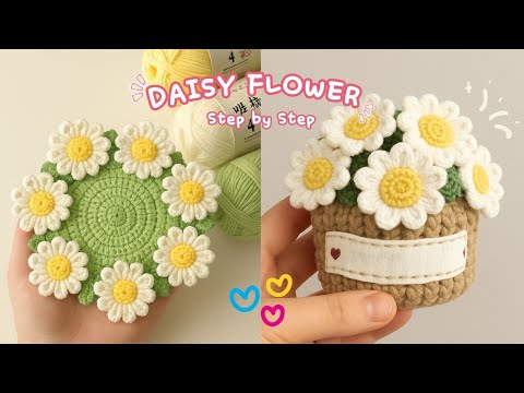 Flower Bouquet Tutorial | Cute & Creative Crochet Ideas 🌼