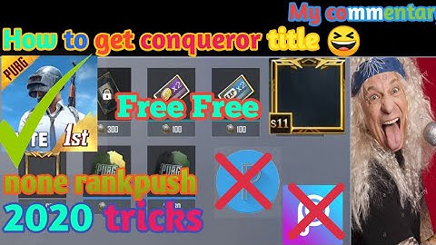 #pubgmobilelite#rajagamerz#pubglite Get Conqueror Frame Without Reaching Conqueror | Get Free Conque