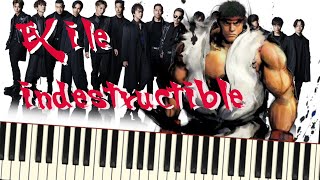 Indestructible - Exile piano tutorial