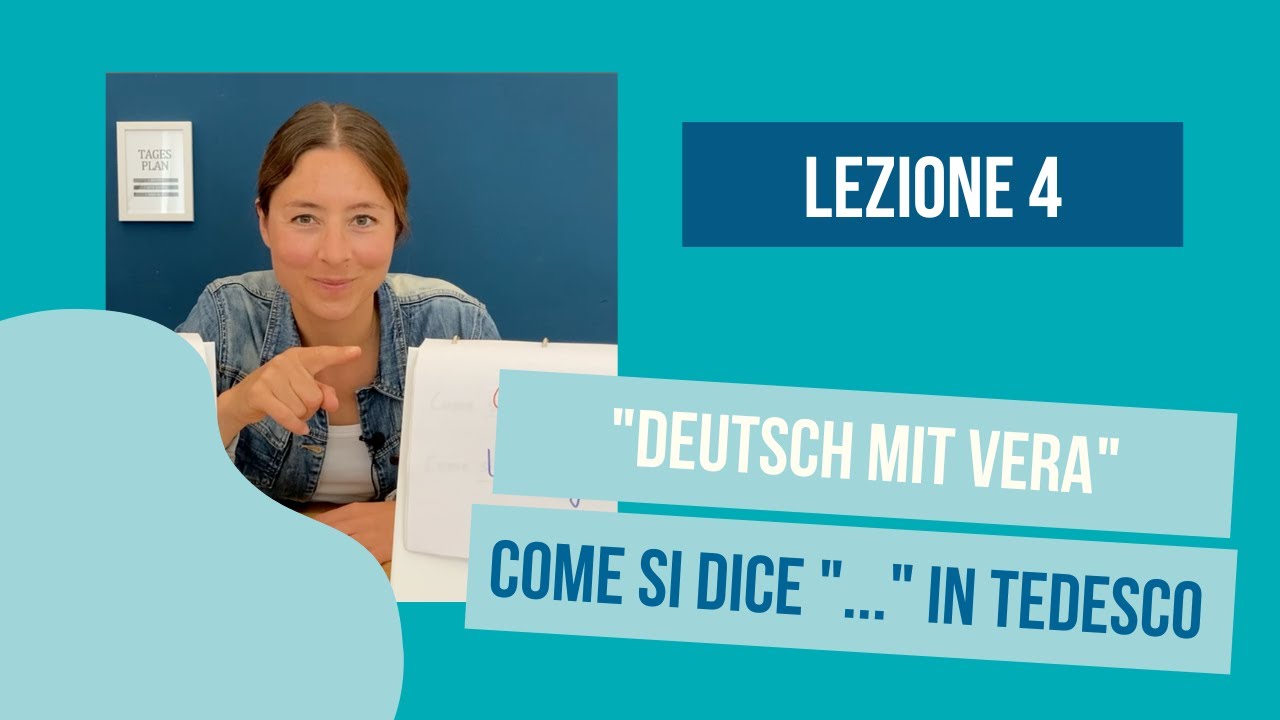 Lezione si dice in tedesco⎪wie sagt man auf Deutsch⎪Imparare il tedesco⎪Corso di tedesco