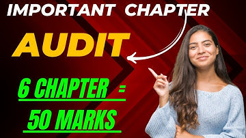 Audit Most Important Chapter | Audit ABC Analysis | Paper Pattern| Audit exam Strategy