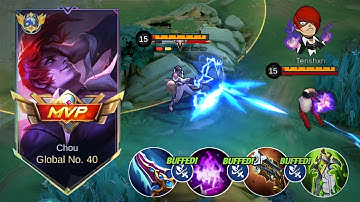 THIS CHOU NEW ONE SHOT BUILD TRICK WILL MAKE META HERO USELESS IN HIGH RANK 🔥🔥