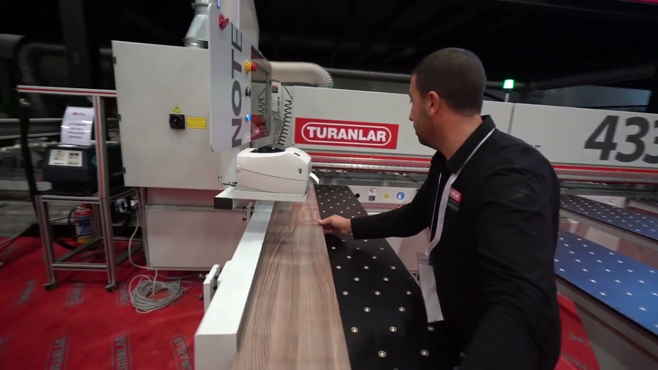 TURANLAR - TPE 433 PANEL EBATLAMA MAKİNASI ( BEAM SAW )