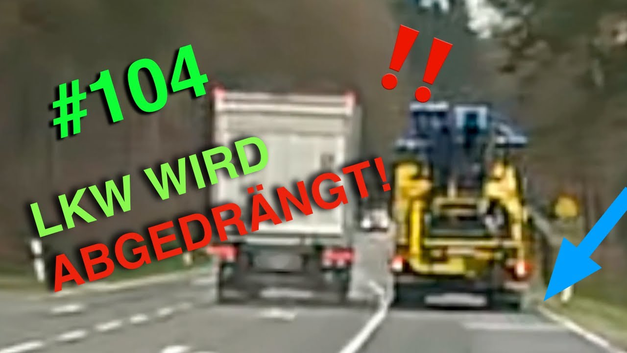NEDK - Folge 104 - Unfassbar! LKW drängt LKW ab! Rollerfahrer übersehen! Beinahe Frontalcrash!
