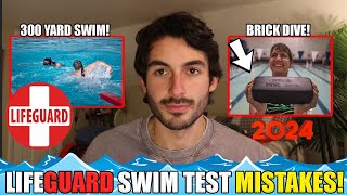 WHAT NOT TO DO DURING THE LIFEGUARD SWIM PRETEST! (*PASS THE COURSE IN 2024*)