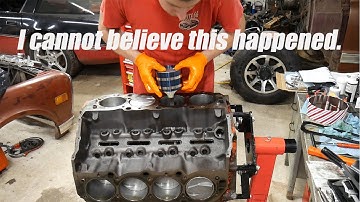 Installing Pistons Into My Big Block Chevy and Made a HUGE MISTAKE.
