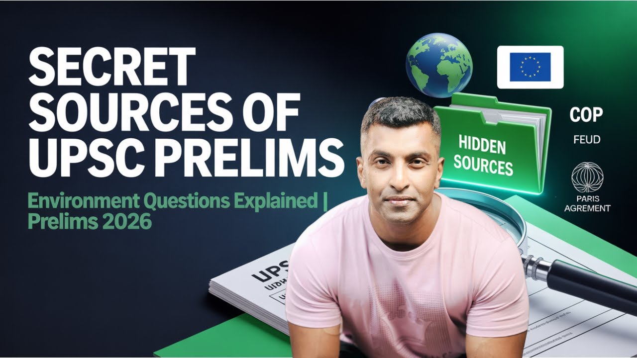 Secret Sources of UPSC Prelims Questions EXPOSED | Environment PYQ ...