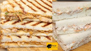 2 types of chicken sandwich || Chicken sandwich recipe || ramadan special || chicken recipe