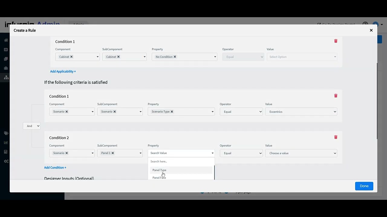 How to Add Hardware Rules for cabinet connectors