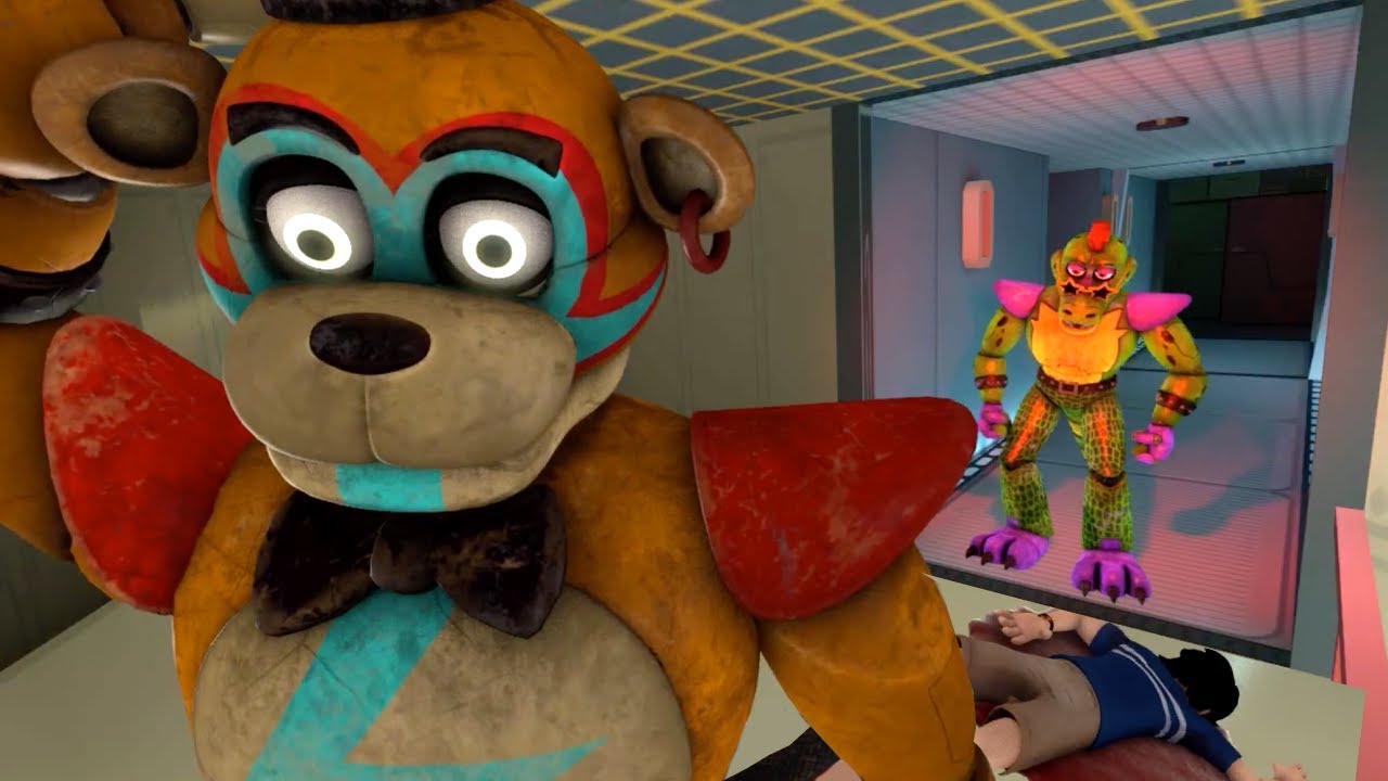 FREDDY lutou contra CHICA e salvou Gregory em FNAF Security Breach