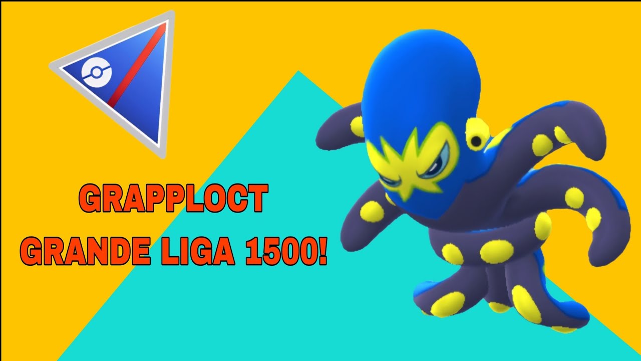 Polvo Lutador Grapploct na Grande Liga 1500! - POKÉMON GO 