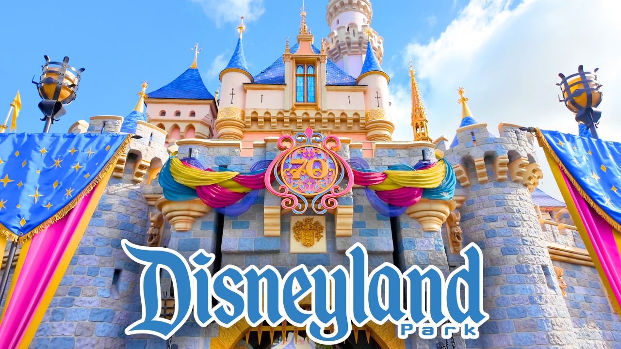 Disneyland 70th Anniversary Walkthrough & Ride POVs - 2025 4K 60FPS