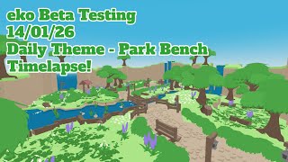 eko - Building a Park with a Time Limit  (Roblox)