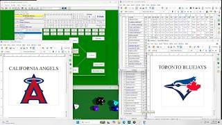 Baseball, Statis-Pro Esp. 129 Angels vs Bluejays Weaver vs Marcum