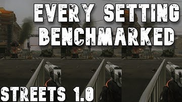 How Graphics Settings Affect CPU bound Performance in 1.0 | Escape from Tarkov | Streets