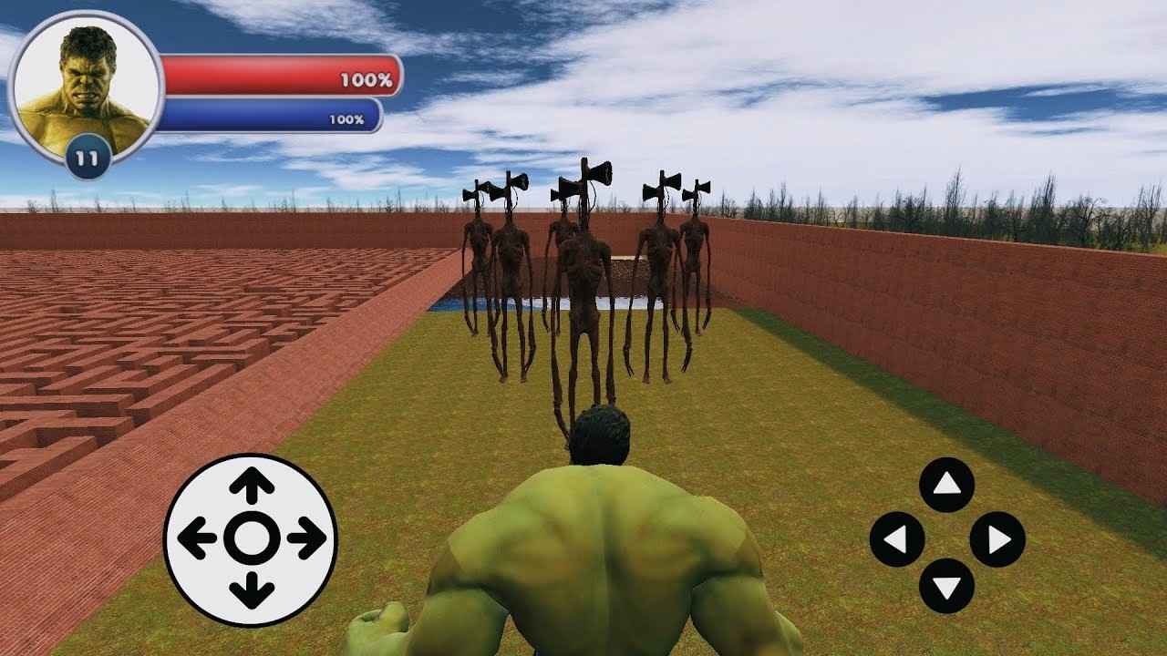 I BECAME HULK and SPIDERMAN VS SIREN HEAD in Garrys mod