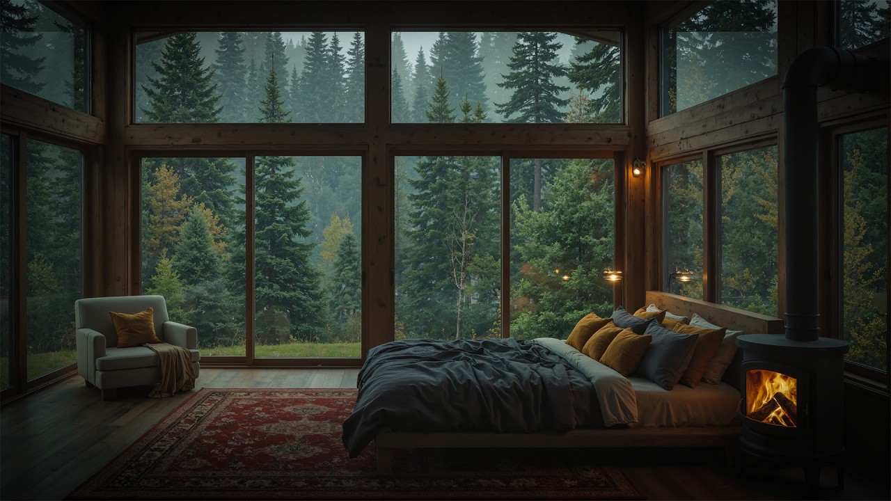 Fall Asleep Quickly with Piano | Soft Piano with Rain Sounds to Calm Anxiety and Overthinking