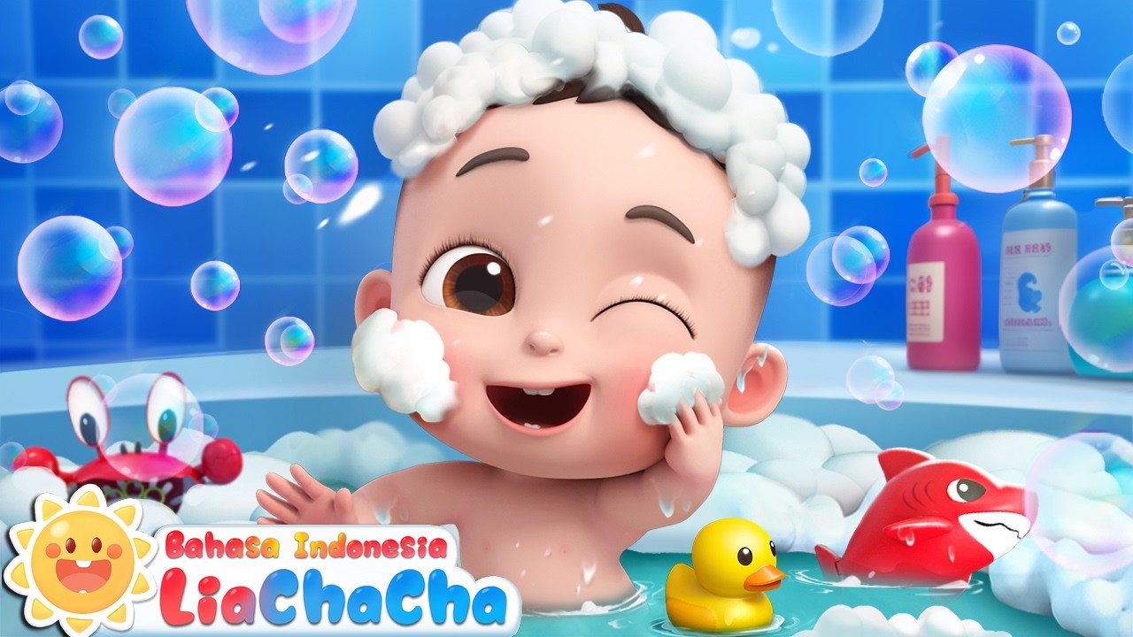 Sudah Mandi Belum?🛁| Bayi Suka Mandi | Lagu Mandi🛁| Lagu Anak-anak | LiaChaCha Bahasa Indonesia