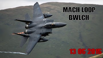 MACH LOOP BWLCH 13/05/2015 HAWKS - F15 AND TORNADOS