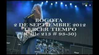 Megadeth Colombia 2012 - Promo