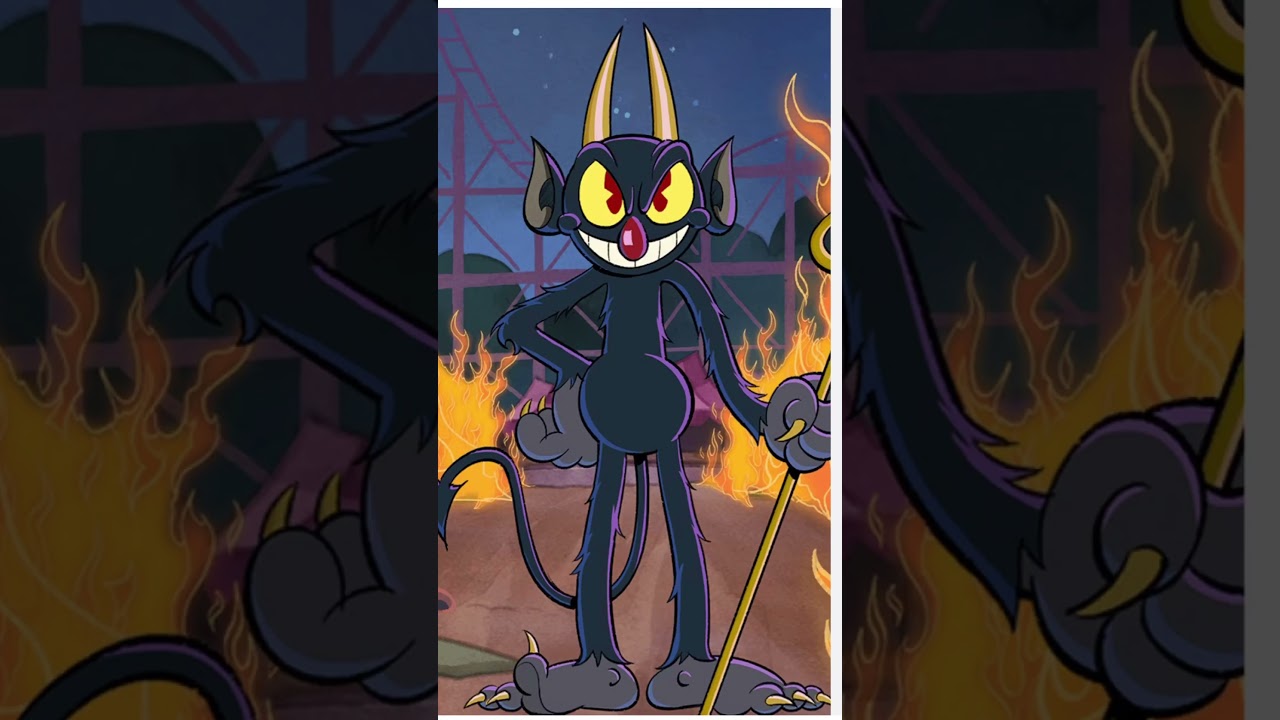 Evil cuphead and mugman kills the devil