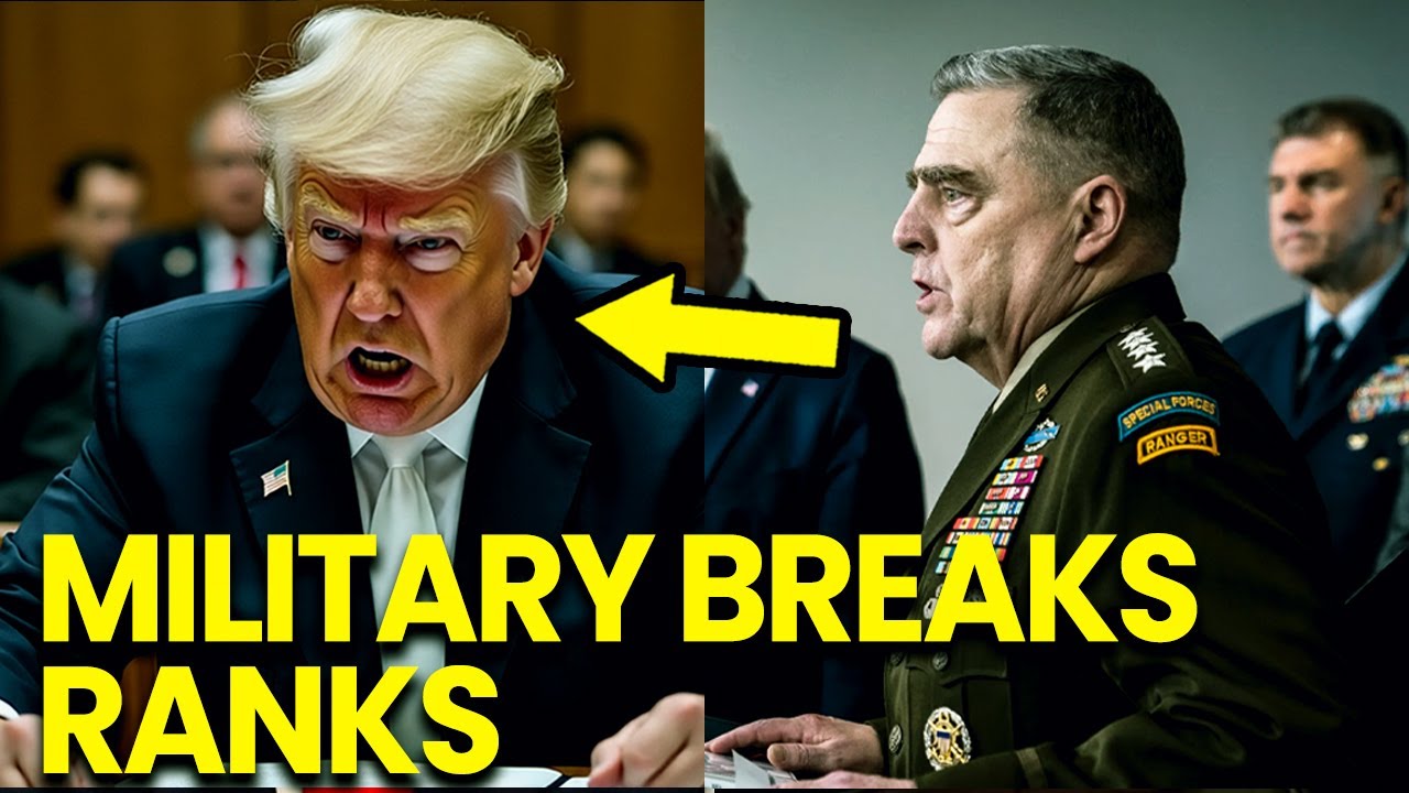 TRUMP STUNNED as MILITARY LEADERS TURN ON HIM PUBLICLY