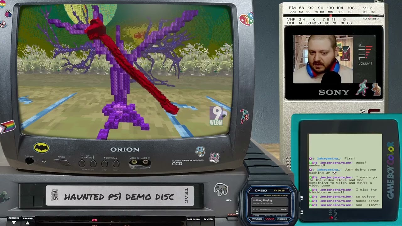 back to spooky scary games | WLGM | retro public access vibes