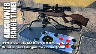 JTS Airacuda Max H&N Slug tests at 50 Yards  This is FUN!