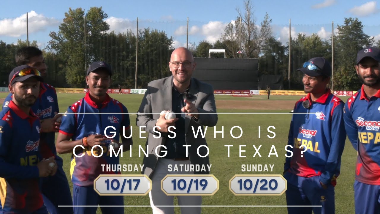 BIG ANNOUNCEMENT! Nepal back at Grand Prairie Stadium, Texas to play USA & Scotland in T20Is + ODIs