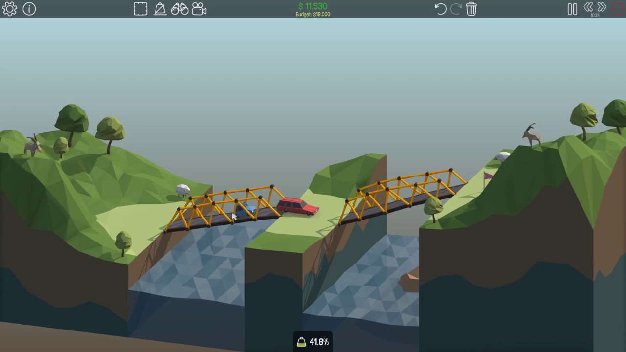 Polybridge Alpine Meadows 1-5 Two Part Bridge