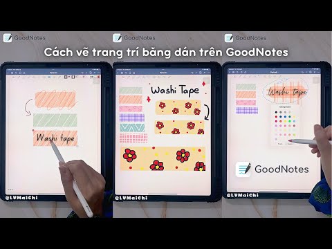 Video Hướng dẫn vẽ trang trí băng dán Washi Tape trên ứng... - youtube